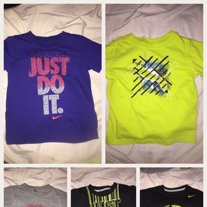 5 name brand 2t shirts